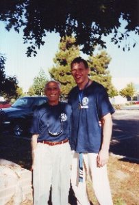 Grandmaster Helio Gracie and Ryan Deichert